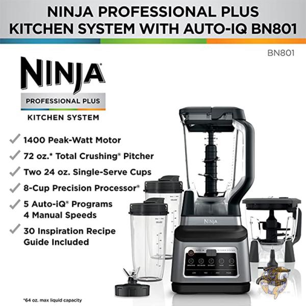 Ninja ニンジャ キッチン用品 調理器具 ブレンダー グレー BN801