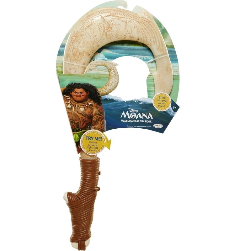 モアナと伝説の海 マウイの魔法の釣り針【迫力のあるサイズ】 ライト&サウンド付き Moana Maui's Magical Fish Hook