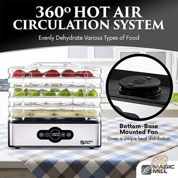 Magic Mill マジックミル キッチン用品 調理器具 食品乾燥機 シルバー MFD-5000