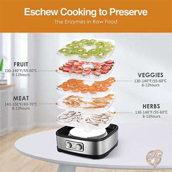 OSTBA オストバ キッチン用品 調理器具 食品乾燥機 ブラック クリア シルバー GGJ-261A