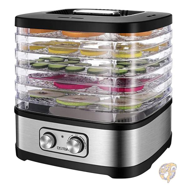OSTBA オストバ キッチン用品 調理器具 食品乾燥機 ブラック クリア シルバー GGJ-261A