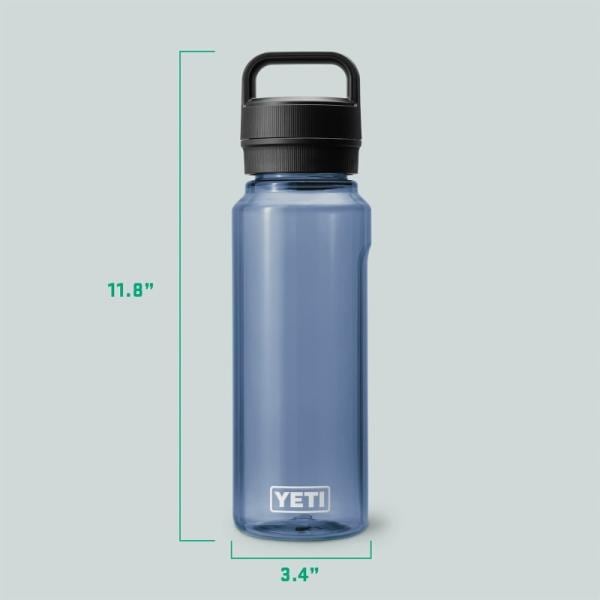 YETI プラスチック ウォーター ボトル イエティ YONDER 1リットル 水筒 ★NAVY(ネイビー)★ 軽量 漏れ防止
