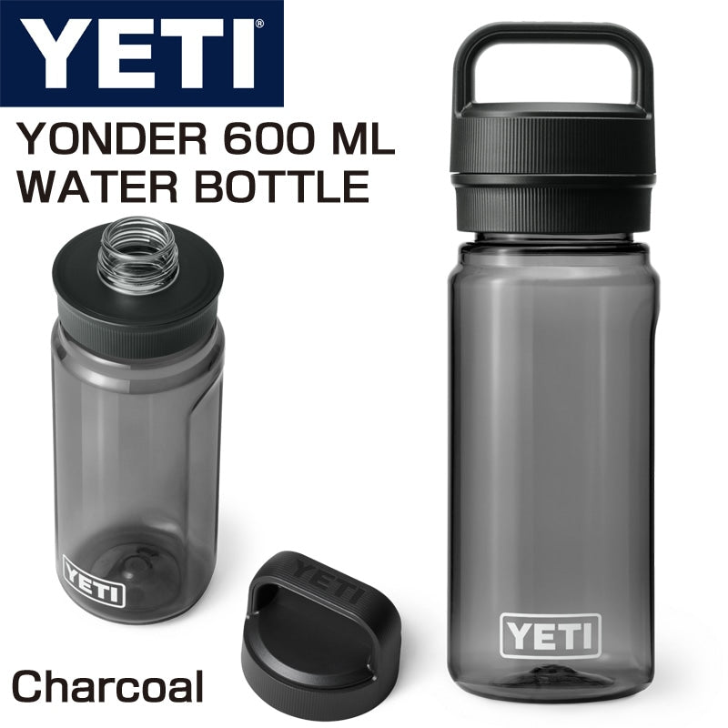 YETI YONDER 600 ML / 20 OZ プラスチック ウォーター ボトル イエティ 水筒 ★Charcoal(チャコール)★