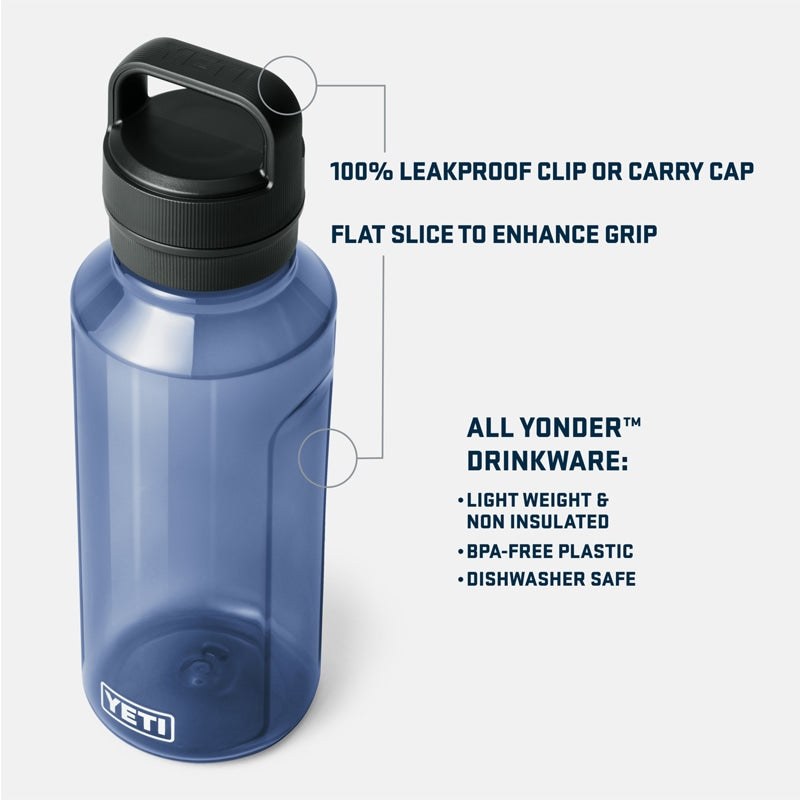 大容量 イエティ 水筒 YETI YONDER 1.5 L / 50 OZ プラスチック ウォーター ボトル ★charcoal(チャコール)★