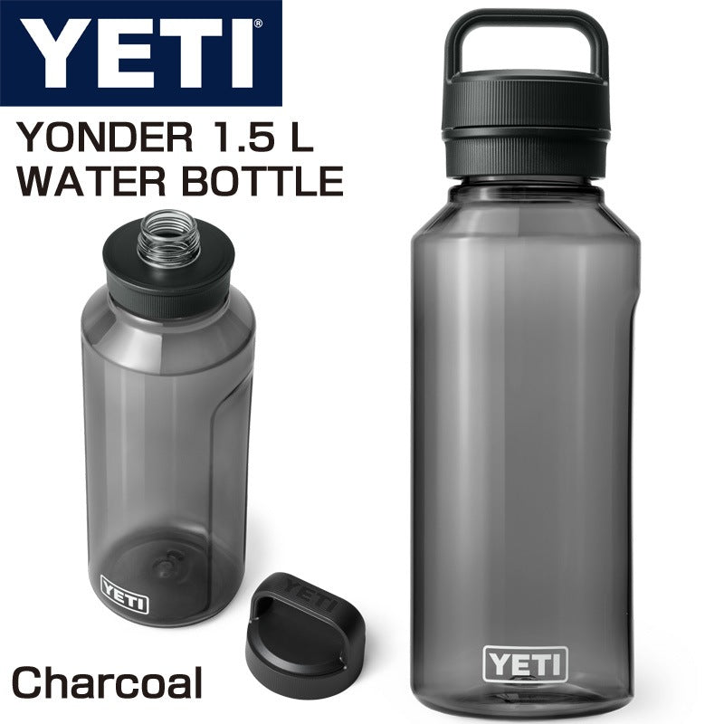 大容量 イエティ 水筒 YETI YONDER 1.5 L / 50 OZ プラスチック ウォーター ボトル ★charcoal(チャコール)★