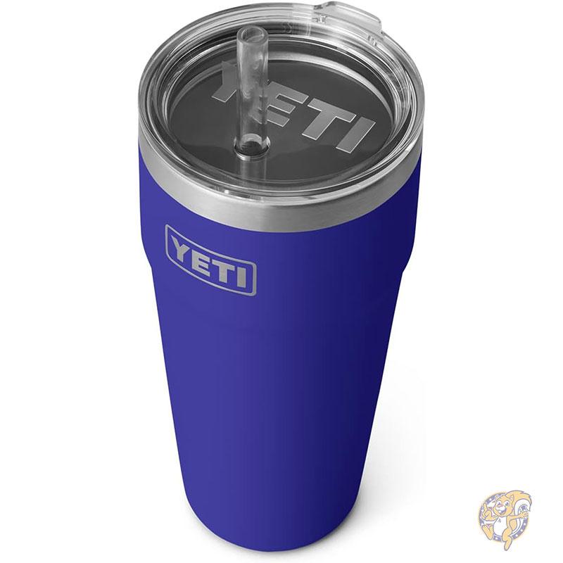 YETI イエティ ランブラー Rambler 26オンス ストローカップ ステンレススチール オフショアブルー