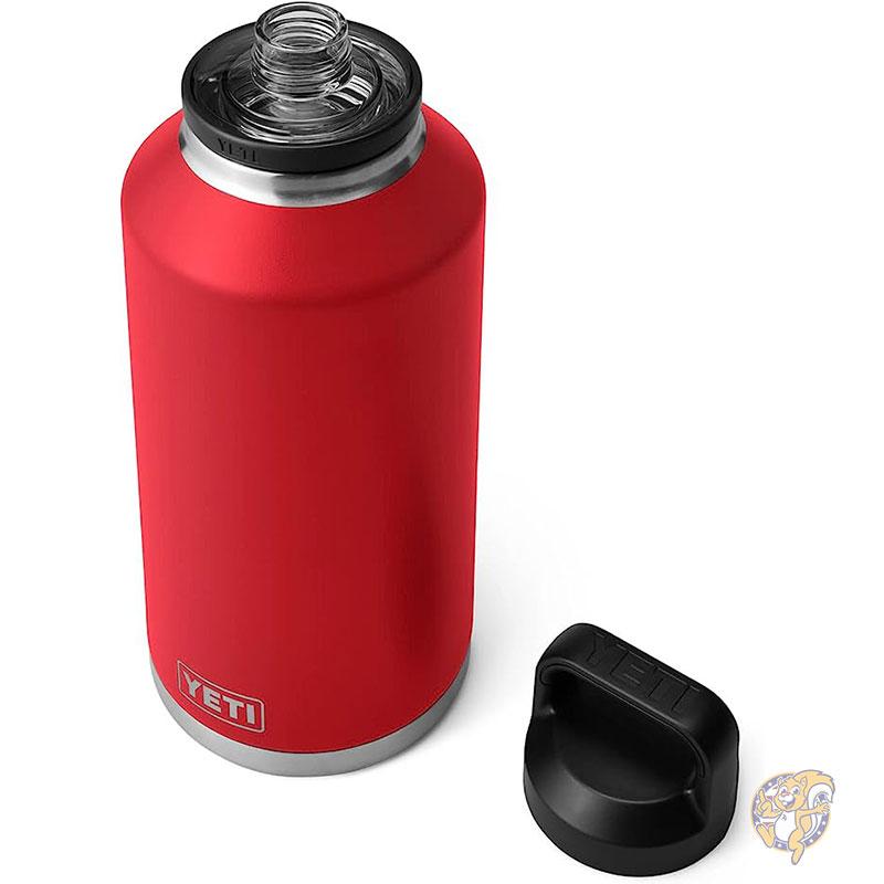 YETI イエティ ランブラー 水筒 Rambler 64オンス ウォーターボトル ステンレススチール レスキューレッド 64OZ