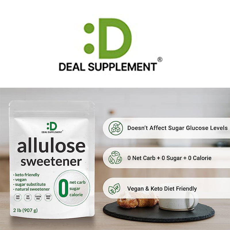 アルロース 甘味料 カロリーゼロ 907g DEAL SUPPLEMENT 砂糖代替品 希少糖