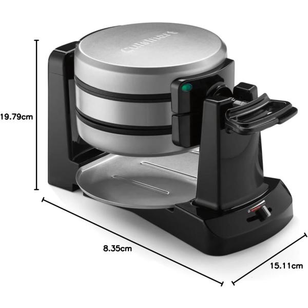 Cuisinart クイジナート ダブルフリップ ワッフルメーカー フリップ式 180度 回転式 WAF-F40