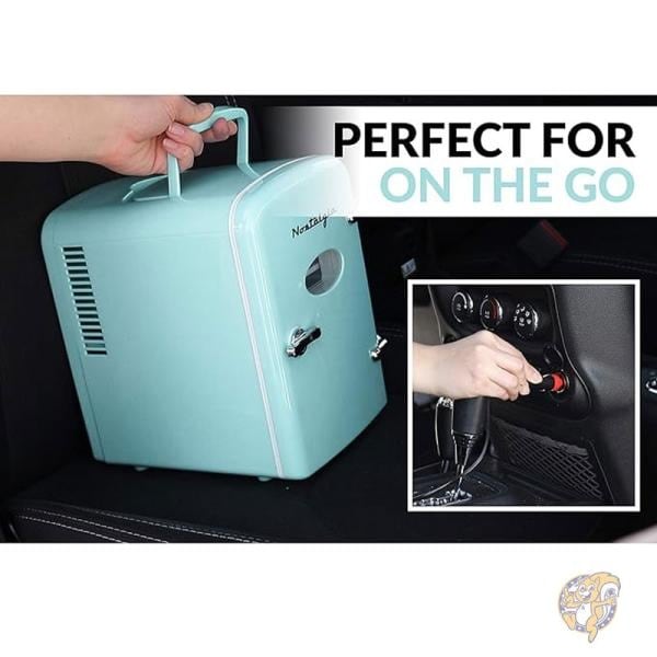 ノスタルジア ミニ 冷蔵庫 小型冷蔵庫 アメリカン レトロ家電 6缶 アクア RF6RRAQ Nostalgia