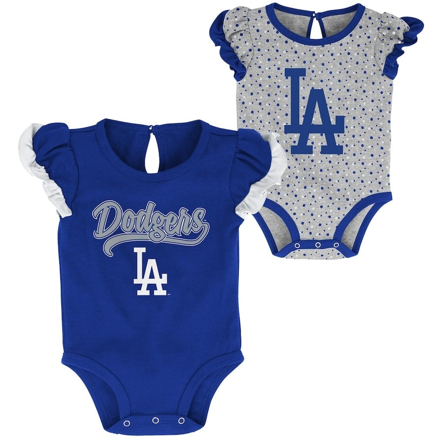ロサンゼルス・ドジャース ベビー服 女の子 新生児 幼児 2セットLos Angeles Dodgers LA