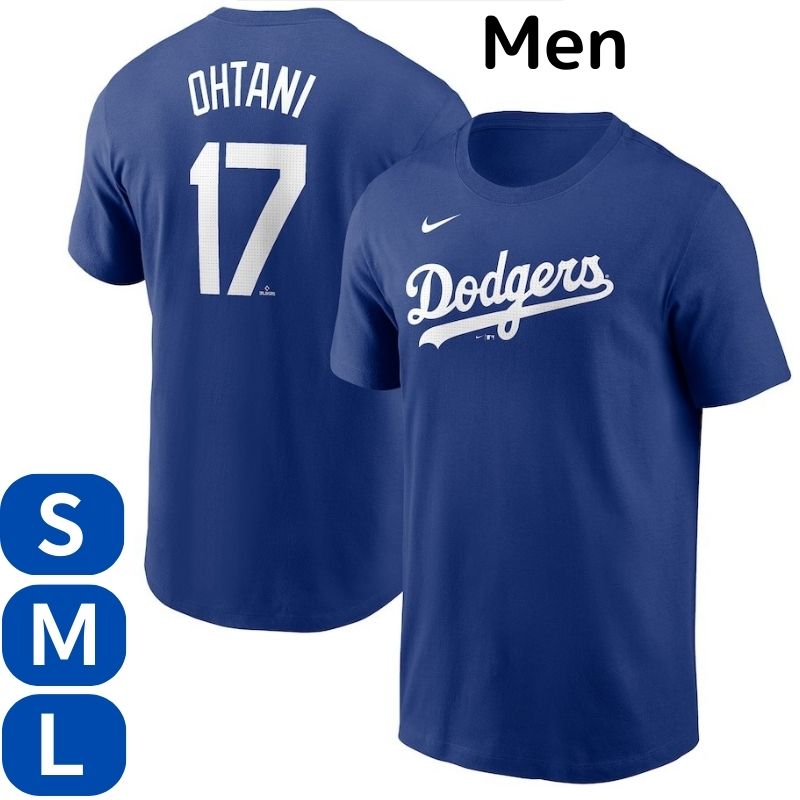 大谷翔平 ロサンゼルス ドジャース Tシャツ 背番号17 ナイキ 2024 Nike T-Shirt MLB公式 男性用 LAD