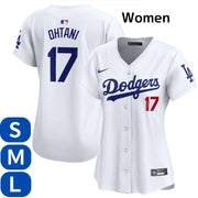 【予約販売】 MLB公式 大谷翔平 ロサンゼルス ドジャース ユニホーム 女性用 ナイキ 限定 17番 プレーヤー ジャージ Los Angeles Dodgers