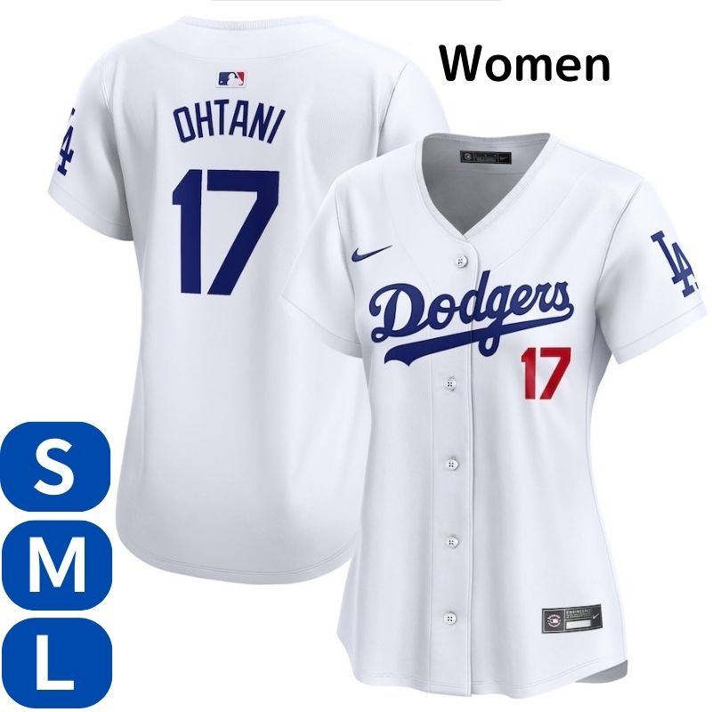 【予約販売】 MLB公式 大谷翔平 ロサンゼルス ドジャース ユニホーム 女性用 ナイキ 限定 17番 プレーヤー ジャージ Los Angeles Dodgers