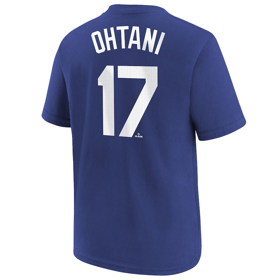 【予約販売】 キッズ 大谷翔平 ロサンゼルス ドジャース Tシャツ ナイキ Nike YOUTH 子供用 背番号17 MLB公式
