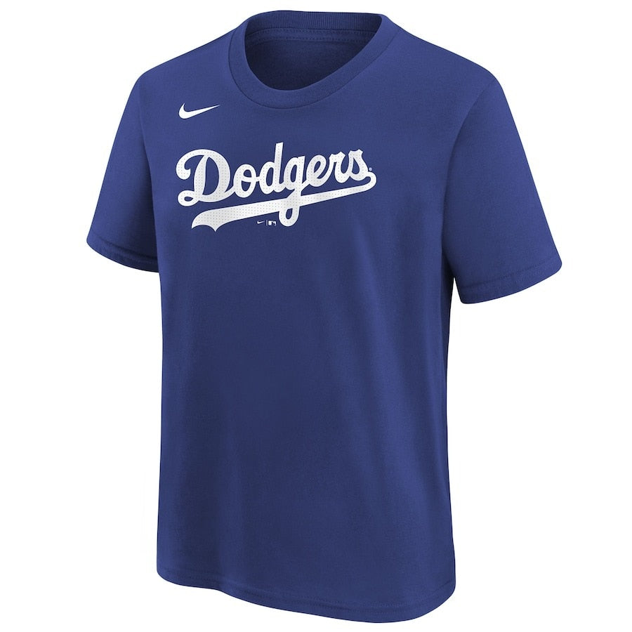 【予約販売】 キッズ 大谷翔平 ロサンゼルス ドジャース Tシャツ ナイキ Nike YOUTH 子供用 背番号17 MLB公式