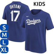 【予約販売】 キッズ 大谷翔平 ロサンゼルス ドジャース Tシャツ ナイキ Nike YOUTH 子供用 背番号17 MLB公式