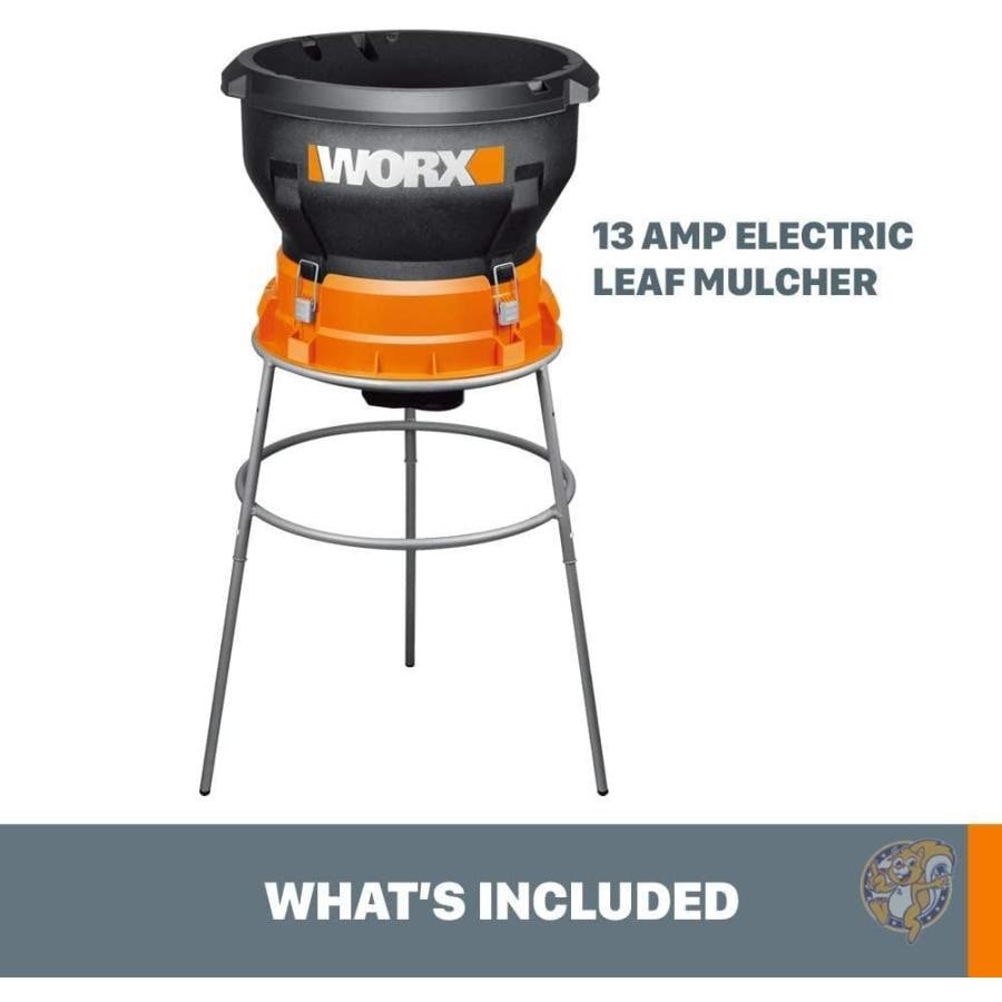 WORX 折りたたみ式 リーフシュレッダー WG430 落ち葉粉砕機 葉っぱ粉砕機 肥料作りに