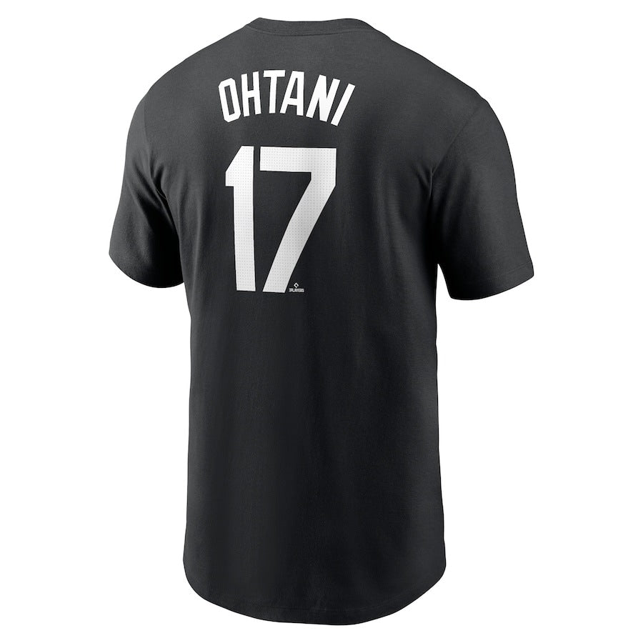大谷翔平 Tシャツ ロサンゼルス ドジャース 背番号17 ナイキNIKE ブラック 黒