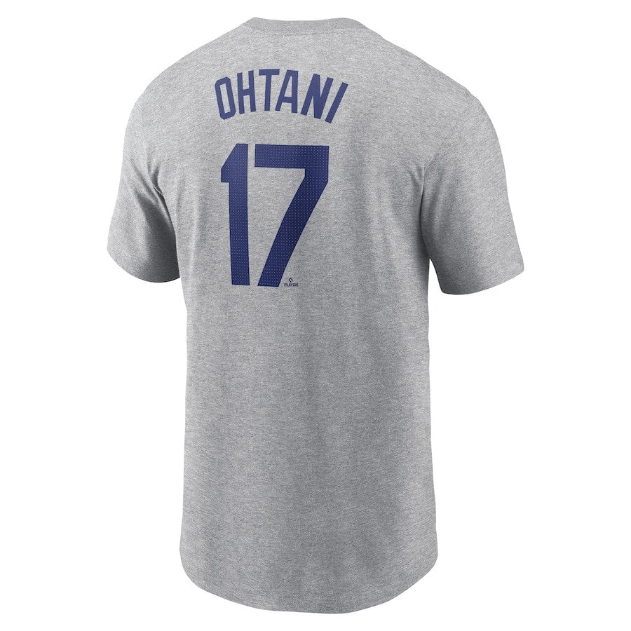 大谷翔平 Tシャツ ロサンゼルス ドジャース ナイキ NIKE グレー 背番号 17