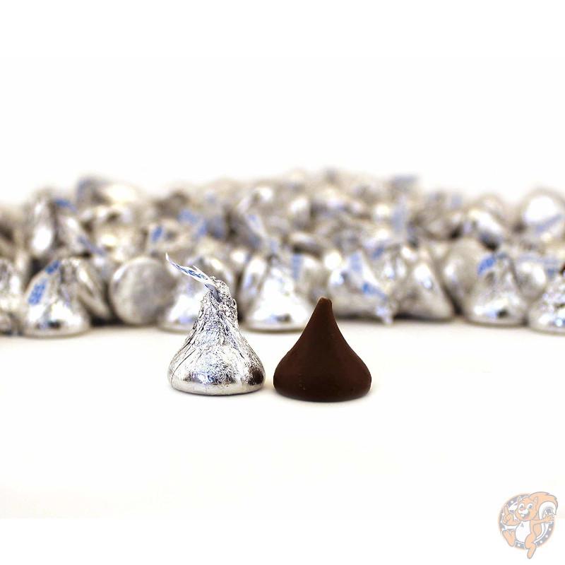 Tundras ハーシー キスチョコ ミルクチョコレート シルバーの包み 1.58kg 個包装 パーティー 送料無料