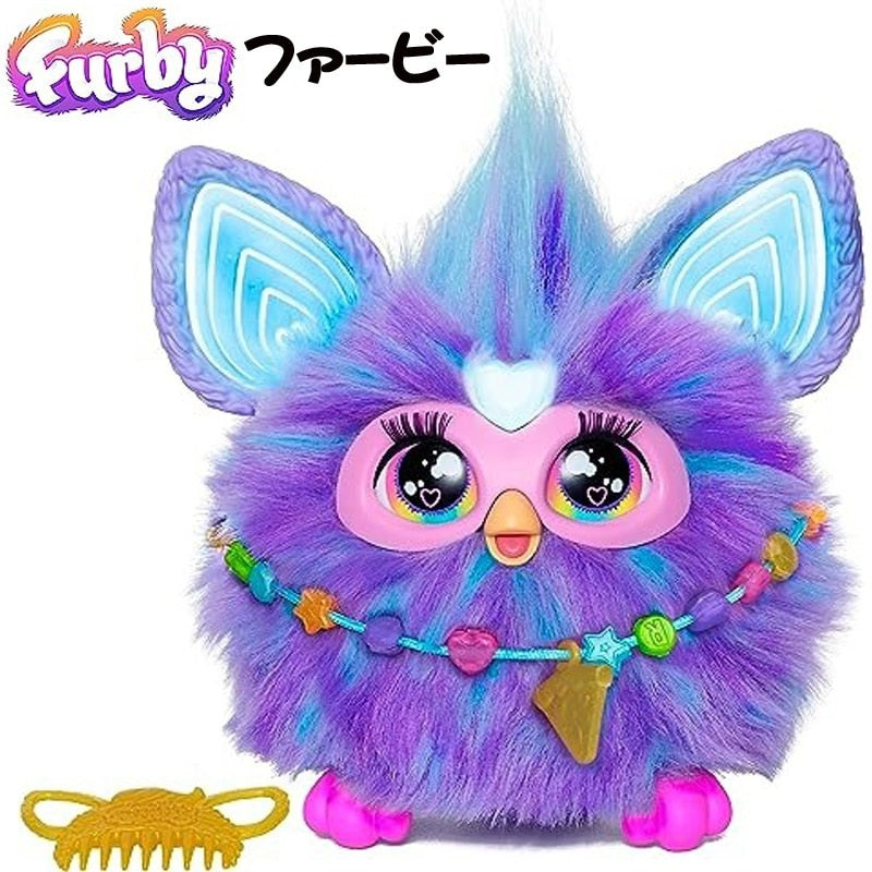 Furby ファービー パープル 最新 ファービー2023 音声起動 ぬいぐるみ アメリカ輸入おもちゃ
