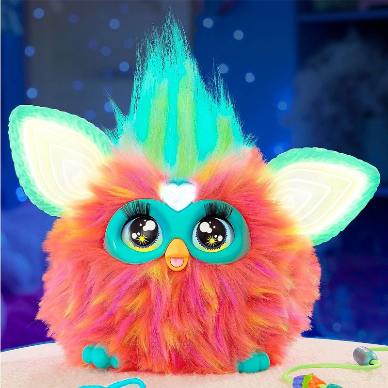 ファービー コーラル 2023 Furby Coral 最新 ファービー人形 音声起動 光る