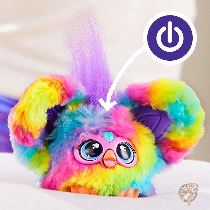 ファービー Furby ファーブレット ミニ Furblets Ray-Vee Mini おしゃべり 人形 喋る ぬいぐるみ アメリカ おもちゃ レインボー