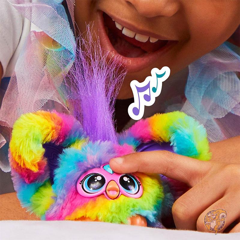 ファービー Furby ファーブレット ミニ Furblets Ray-Vee Mini おしゃべり 人形 喋る ぬいぐるみ アメリカ おもちゃ レインボー
