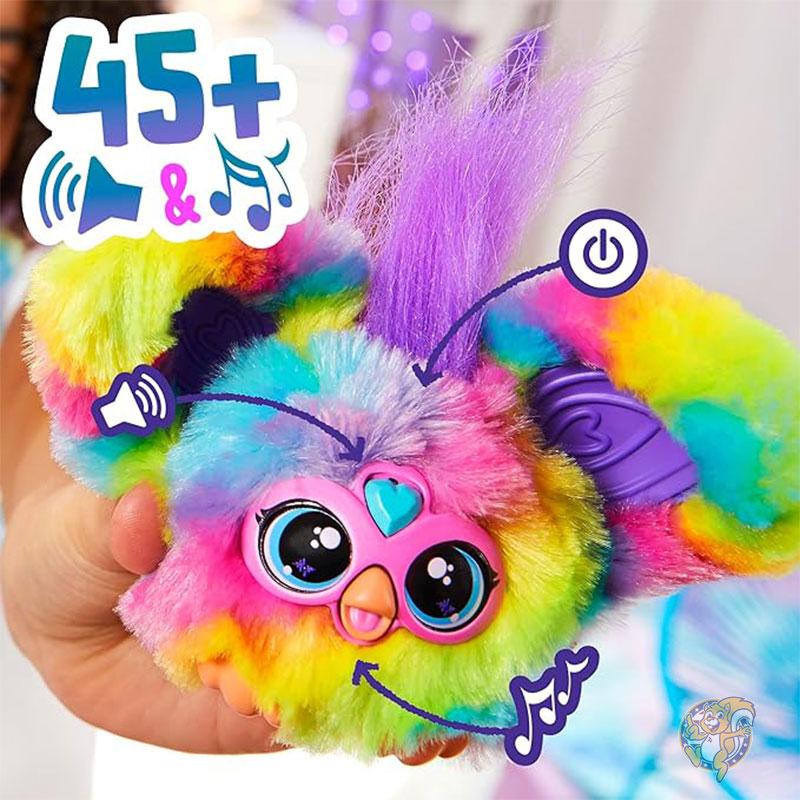 ファービー Furby ファーブレット ミニ Furblets Ray-Vee Mini おしゃべり 人形 喋る ぬいぐるみ アメリカ おもちゃ レインボー
