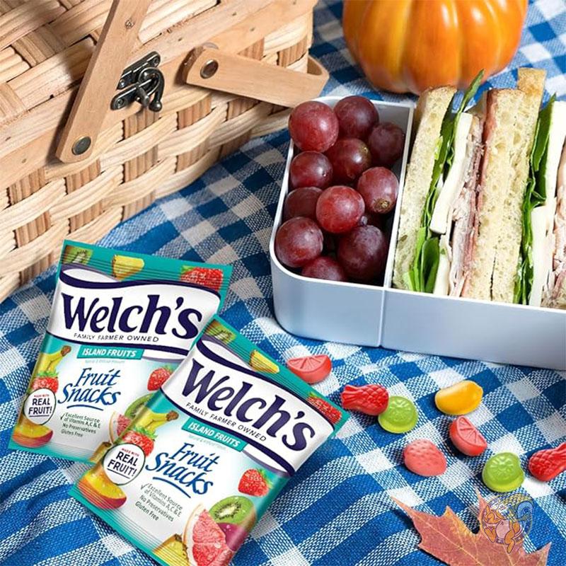 ウェルチ Welch's グミ フルーツスナック フルーツポンチ&アイランドフルーツ バラエティパック グルテンフリー40個