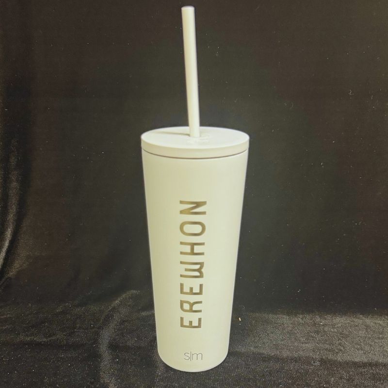 Erewhon エレワン ウォーターボトル ストロー付 Tumbler White