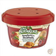 Chef Boyardee ボヤディーシェフ トマトソーススパゲッティ&ミートボール 電子レンジ対応 212g 12個 6414404717