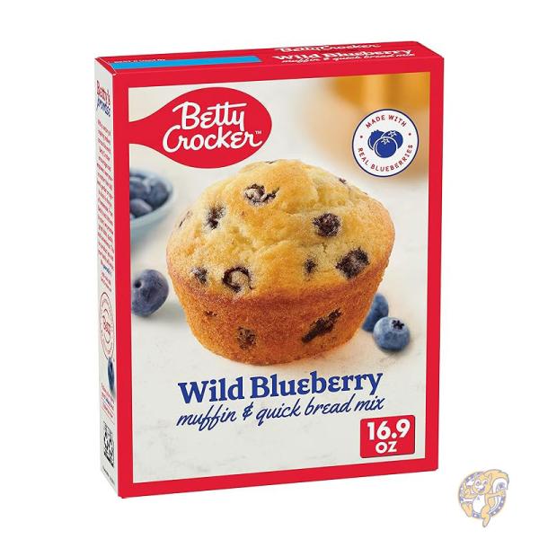 ワイルドブルーベリーマフィン&クイックブレッドミックス 479g お菓子作り BC-WBBMM-1 Betty Crocker