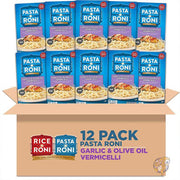 Pasta Roni パスタロニ ガーリック & オリーブオイル 春雨ミックス130g 箱 12個パック 10015300440255