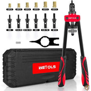 WETOLS 14インチ リベットナットツール ハンドリベットナットツール 7メートル&インチマンドレル M6 M8 M10 1/4-20 送料無料
