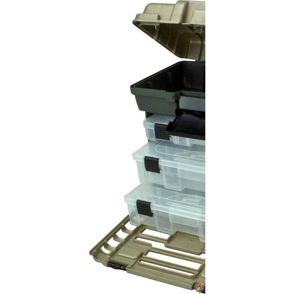 Plano 136330 3段トレー付工具箱 グレー 深 送料無料