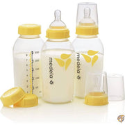 MEDELAメデラ 母乳ボトル 250ml (乳首・乳首キャップ付き) 3本セット [並行輸入品]