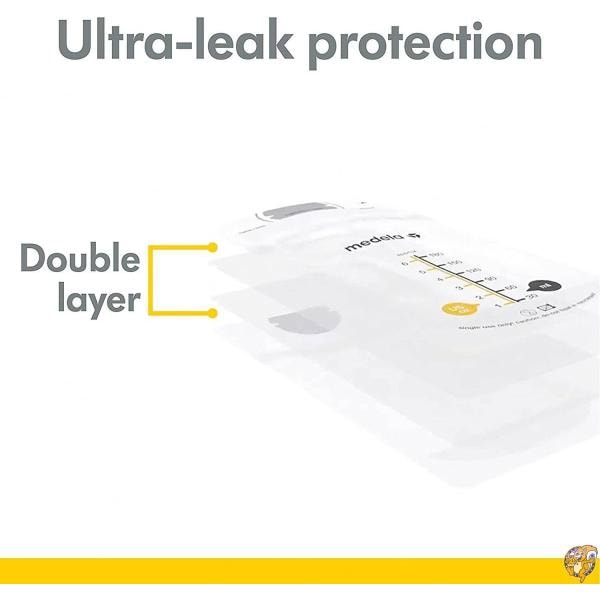 Medela Breast Milk Storage Bags, 25 Count / メデラ 母乳保存バック 180ml 100枚入り