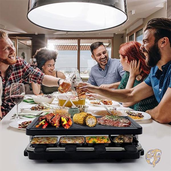 電動 コリアンバーベキュー グリル チーズメーカーパン8個付き食洗機対応 1300W SC-507 Fajiabao ファジアバオ