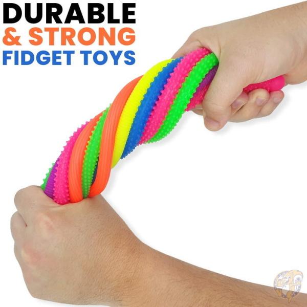 BUNMO フィジェット トイ テクスチャード センサリー トイ 感覚玩具 ストレッチーストリング 自閉症児用玩具 送料無料