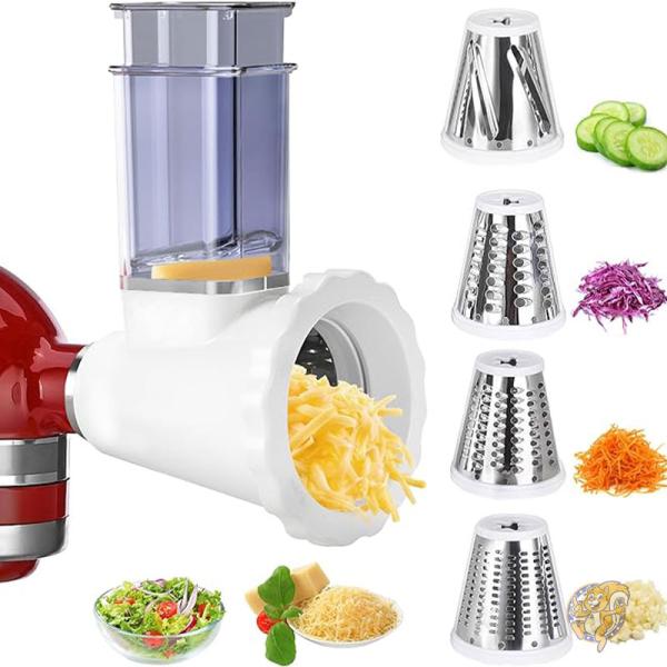 キッチンエイド ミキサー用 スライサー/シュレッダーアタッチメント チーズおろし&野菜チョッパー NS-Slicer-2nd NEWSETS