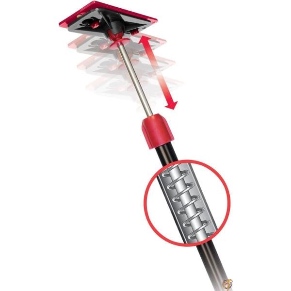 ZIPWALL ZP4 ジップポール 10フィート スプリングバリア (4個パック) 防塵バリア用ロードポール 4個パック ブラック 送料無料