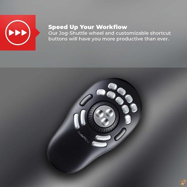 ContourDesign ジョグホイール/プログラマブルショートカットボタン Shuttle PROv2 輸入品 [並行輸入品] 送料無料