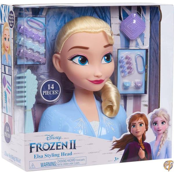 Disney ディズニー 〔 アナと雪の女王2 〕 Frozen 2 エルサ スタイリングヘッド プリンセス おもちゃ 女の子 おしゃれ ヘア アクセサリー アナ雪 [並行輸入品]