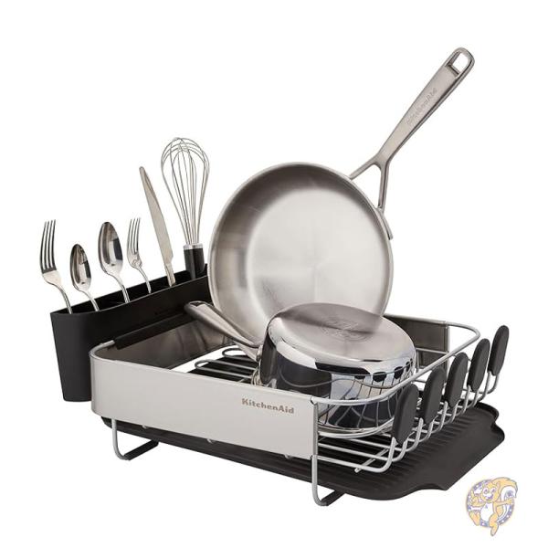 キッチンエイド KitchenAid コンパクトディッシュラック 食器バスケット 食器水切り40cm KE895BXOBA