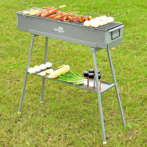 BBQ グリル ポータブル バーベキュー 網焼き アウトドア キャンプ 調理器具 N/W WILLBBQ ウィルバーベキュー
