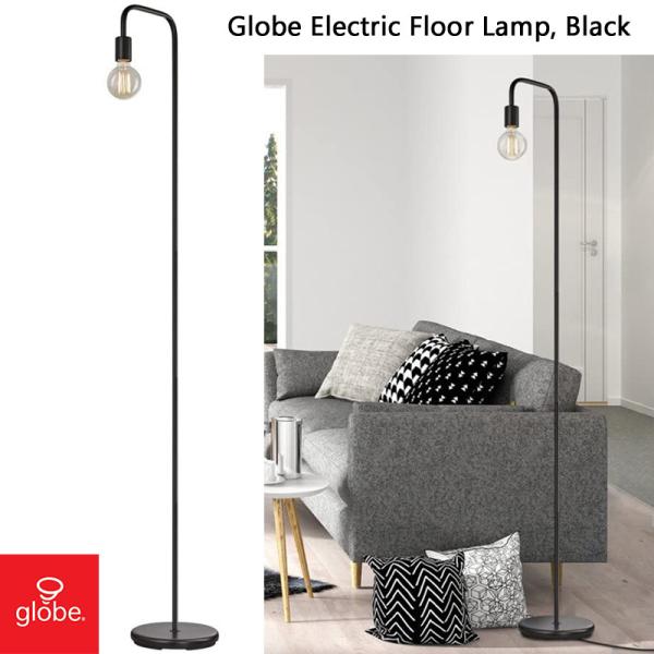 Globe Electric Remington 70" フロアランプ Downlight ブラック 12937 1 送料無料