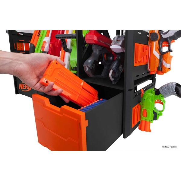 ナーフ エリートブラスターラック NERF 最大ブラスター6個 保管可能 Nerf Elite Blaster Rack 送料無料