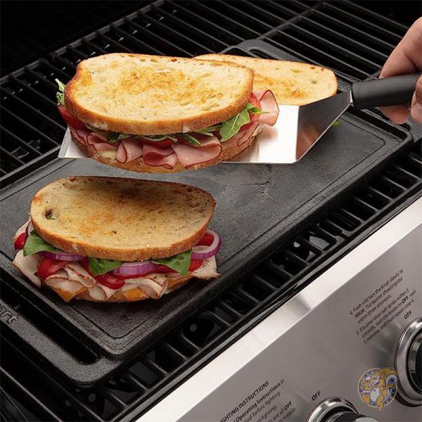 Cuisinart クイジナート キッチン 調理器具 リバーシブル 鉄グリル グリドルプレート ブラック CCP-2000